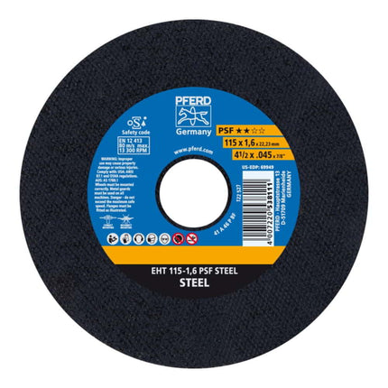 PFERD cutting disc PSF STEEL D125x2.4mm straight ( 4000843070 )