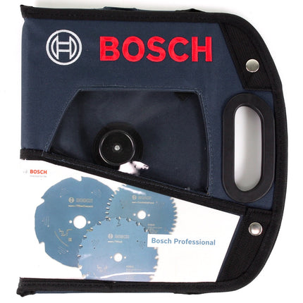 Bosch Professional Kreissägeblatt Tasche klein blau mit Sichtfenster (Ø 130-216 ) ( 1618D00089 ) - Toolbrothers