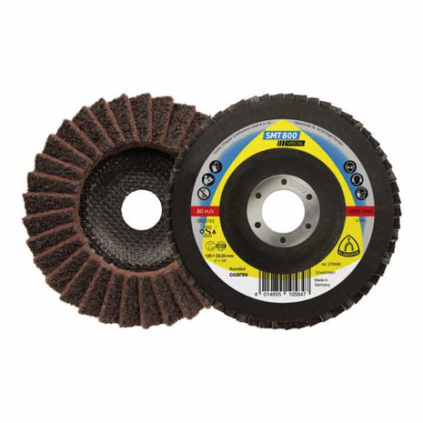 KLINGSPOR flap disc SMT 800 Ø 125 mm grain size medium 12° curved ( 4000844472 )