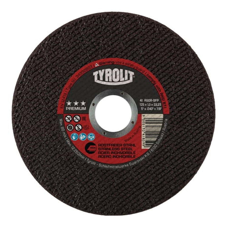 TYROLIT Disque à tronçonner premium  D125x1mm droit ( 4000845525 )