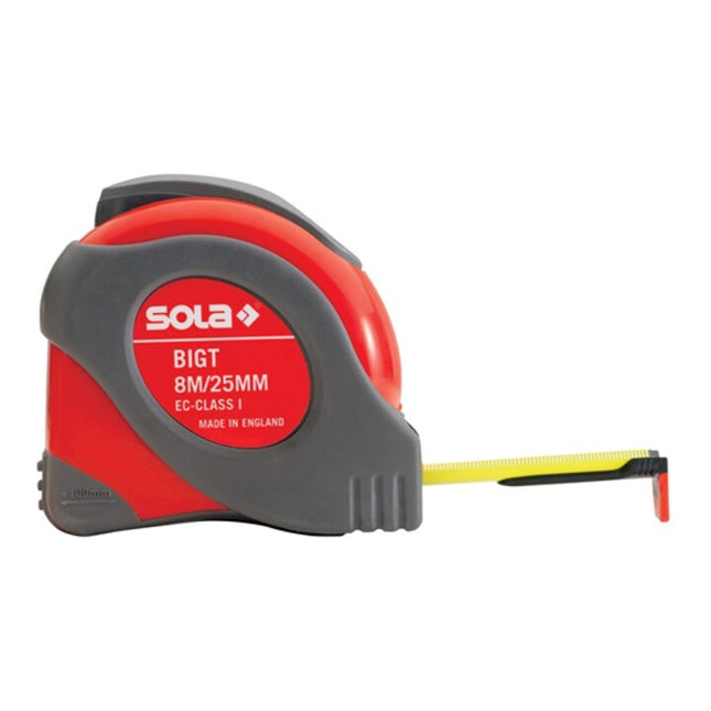 SOLA rollo de cinta métrica de bolsillo BIG T longitud 8 m anchura 25 mm mm/cm ( 4000855081 )