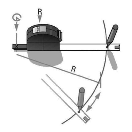 IMC cinta métrica de bolsillo VISO longitud 3 m anchura 16 mm mm/cm ( 4000855882 )