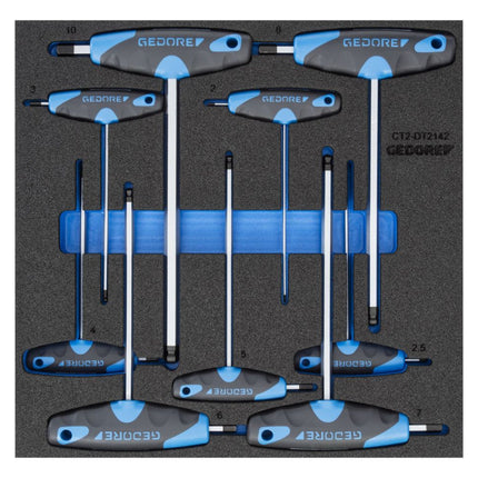 GEDORE moduł narzędziowy 1500 CT2-DT 2142 9-częściowy moduł 2/3 ( 4000881241 )