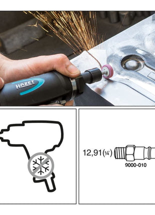 Smerigliatrice pneumatica HAZET 9032P-1 22000 min-¹ ( 4000898933 )