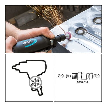HAZET Druckluftstabschleifer 9032P-1 22000 min-¹ ( 4000898933 )