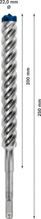 Wiertarka udarowa BOSCH Expert SDS-7X Ø 22,0 mm długość robocza 200 mm 250 mm ( 4000909491 )