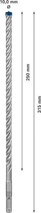 Wiertarka udarowa BOSCH Expert SDS-7X Ø 10,0 mm długość robocza 250 mm 315 mm ( 4000909945 )