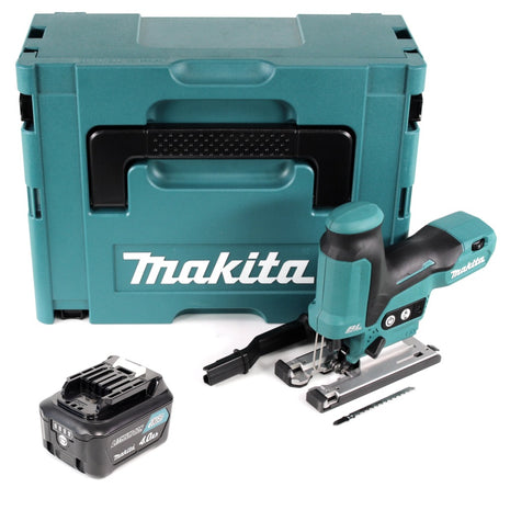 Makita JV 102 DM1J Akku Pendelhubstichsäge 10,8V im Makpac + 1x 4,0Ah Akku - ohne Ladegerät - Toolbrothers