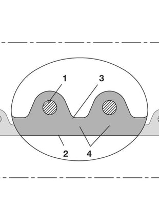 Tubo di aspirazione e mandata NORRES AIRDUC(R) PUR 356 AS Ø interno 60 mm ( 4501400204 )