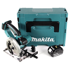 Makita DSS 501 M1J Scie circulaire sans fil 136 mm 18V Li-ion + 1x Batterie 4,0 Ah + Coffret de transport Makpac  - sans chargeur