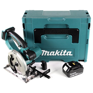 Makita DSS 501 T1J 18V 136 mm Li-ion Scie circulaire sans fil + 1x Batterie 5,0 Ah + Coffret de transport Makpac - sans chargeur