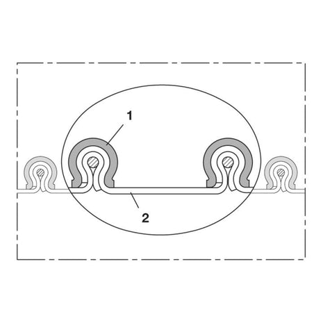 NORRES Tuyau d'aspiration CP HiTex 480 Ø intérieur 50-51 mm ( 4501400461 )