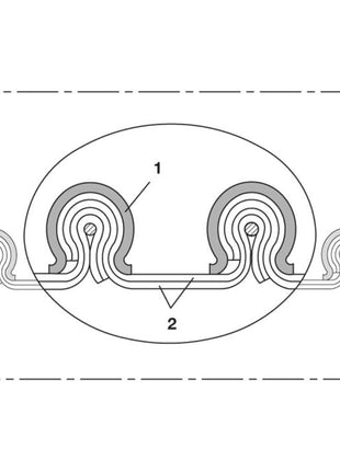 Wąż ssący NORRES CP HiTex 481 Ø wewnętrzna 80 mm ( 4501400481 )