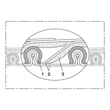 NORRES suction and blower hose TIMBERDUC(R) PUR 531 AS Inner-Ø 75-76 mm ( 4501400800 )