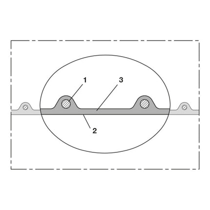 NORRES AIRDUC(R) PUR 351 Manguera de aspiración e impulsión de alimentos Ø interior 32 mm Ø exterior 40,00 mm ( 4501402278 )