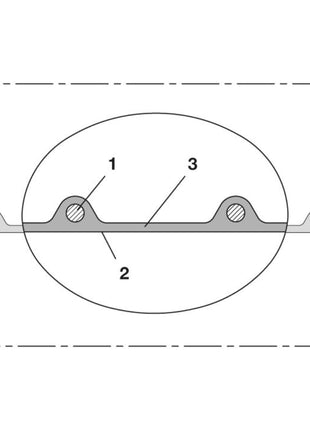 NORRES AIRDUC(R) PE 362 Tubo di aspirazione e mandata per alimenti Ø interno 50-51 mm Ø esterno 57,00 mm ( 4501402458 )