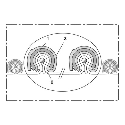 NORRES exhaust hose CP HYP 450 PROTECT inner Ø 200-203 mm ( 4501402771 )