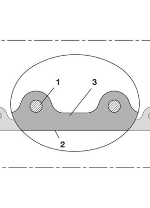 NORRES AIRDUC(R) PUR-INOX 355 FOOD-AS suction and delivery hose Inner Ø 75-76 mm Outer Ø 86.00 mm ( 4502401027 )