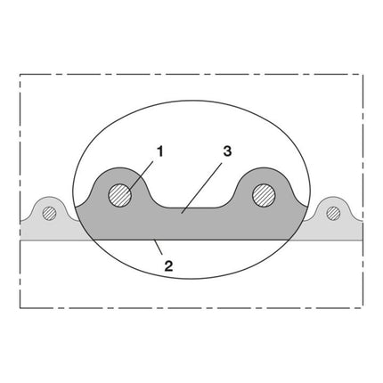 NORRES AIRDUC(R) PUR-INOX 355 FOOD-AS suction and delivery hose Inner Ø 80 mm Outer Ø 91.00 mm ( 4502401028 )