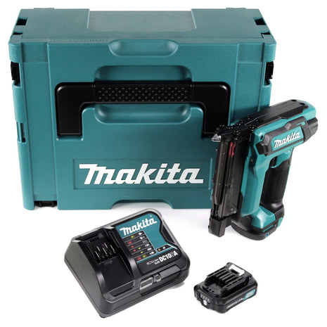 Makita PT 354 DSA1J 10,8 V Akku Stiftnagler im Makpac + 1 x 2,0 Ah Akku + Ladegerät - Toolbrothers