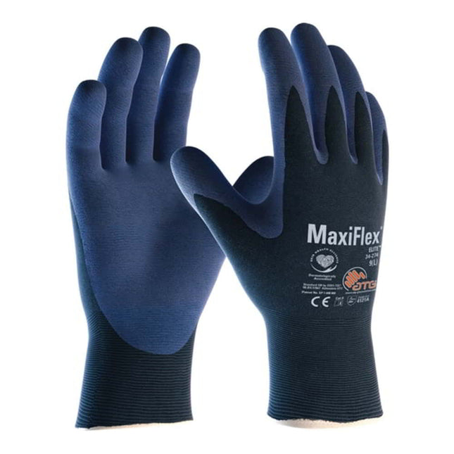 ATG Gant MaxiFlex® Elite™ 34-274 taille 9 bleu/bleu ( 4702000157 )