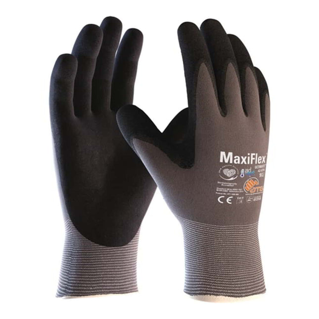 Guanti ATG MaxiFlex(R) Ultimate(TM) AD-APT(R) 42-874 taglia 9 grigio/nero ( 4702000229 )