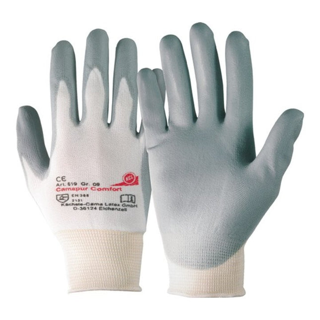 HONEYWELL gloves Camapur Comfort 619 size 8 white/grey ( 4702001107 )