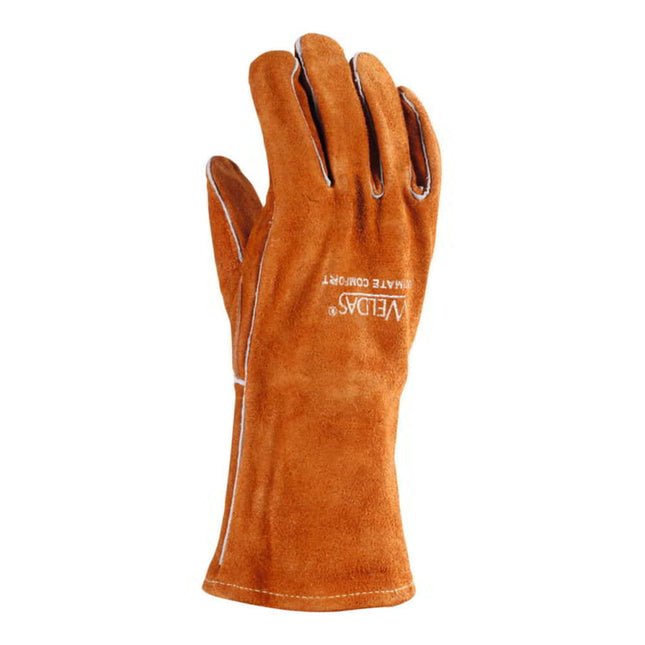 Guantes de soldadura WELDAS talla L (9) marrón ( 4702005004 )