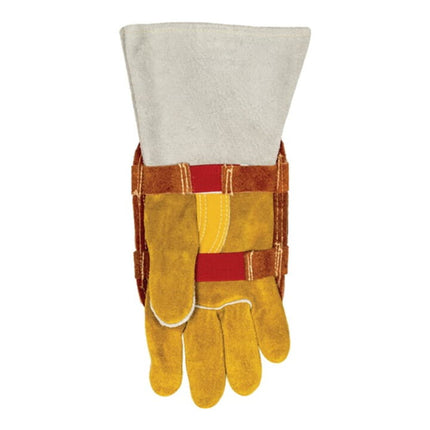 Protezione per le mani WELDAS in pelle crosta di vacca con protezione PFR alluminata ( 4702005041 )