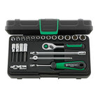 Juego de llaves de vaso STAHLWILLE 40/44/17/5QR 22 piezas 1/4 ″ ( 8000334711 )