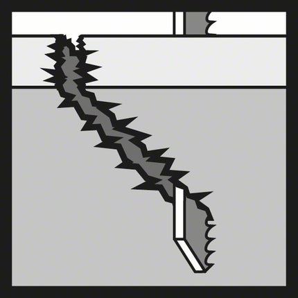 Hoja de sierra de calar BOSCH T 1044 DP Precisión para Madera L.250mm paso de diente 4mm ( 8000346003 )