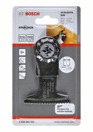 Hoja de sierra de inmersión BOSCH AII 65 BSPB Anchura 65 mm Profundidad de inmersión 40 mm ( 8000346260 )