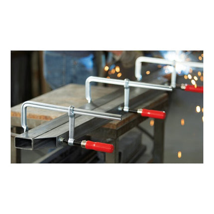 Morsetto a vite interamente in acciaio BESSEY classiX Larghezza di serraggio 400 mm Sporgenza 120 mm ( 8000350803 )