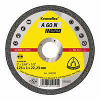 KLINGSPOR Disque à tronçonner A 60 N Supra D125x1mm droit ( 8000353805 )