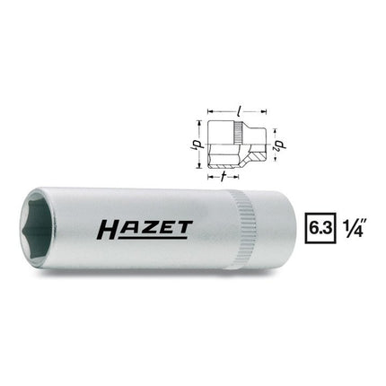 HAZET Zócalo 850LG 1/4 ″ hexagonal ( 8000466429 )