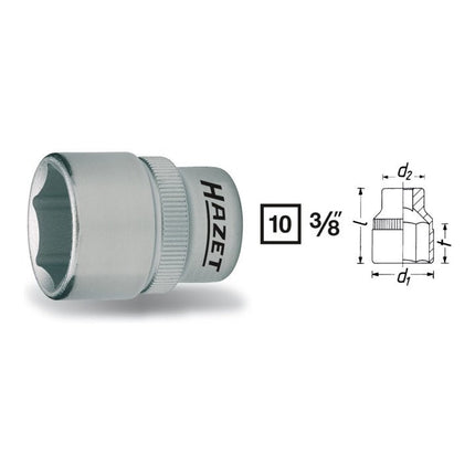 HAZET socket 880 3/8 ″ hexagon ( 8000466464 )