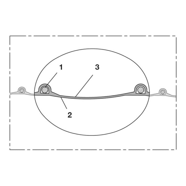 NORRES PROTAPE(R) PUR 301 AS tubo di aspirazione e soffiaggio Ø interno 40 mm ( 8000479628 )