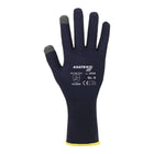 ASATEX fine knit gloves for smartphones and touchscreens size 9 dark blue ( 8000503638 )