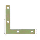 GAH furniture angle length 100 x 100 mm width 15 mm thickness 1.5 mm ( 8002379803 )