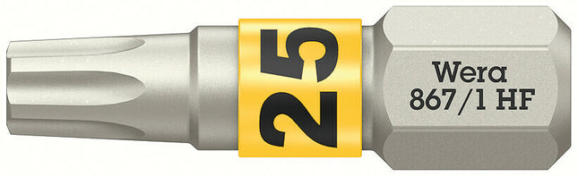 WERA Bit 867 TORX(R) HF 1/4 ″ TX 25 Longitud 25 mm ( 8002899413 )