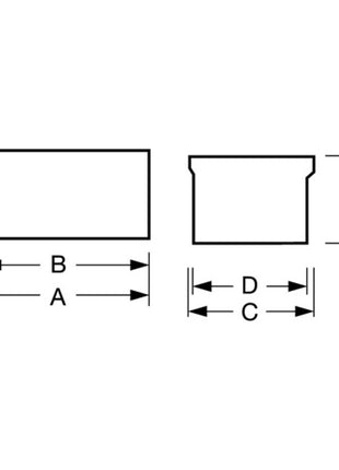 LA-KA-PE Boîte de rangement à ouverture frontale LK L500/450xl300xH180mm ( 9000449037 )