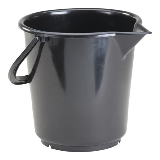 HÜNERSDORFF 10.5 litre HD polyethylene bucket, black ( 9000466940 )