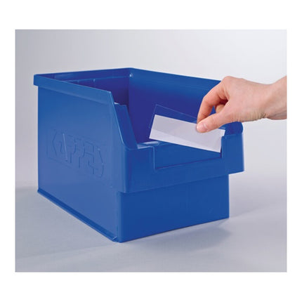 RASTERPLAN Etikett weiß mit Folie für Sichtlagerkasten ( 9144428213 )