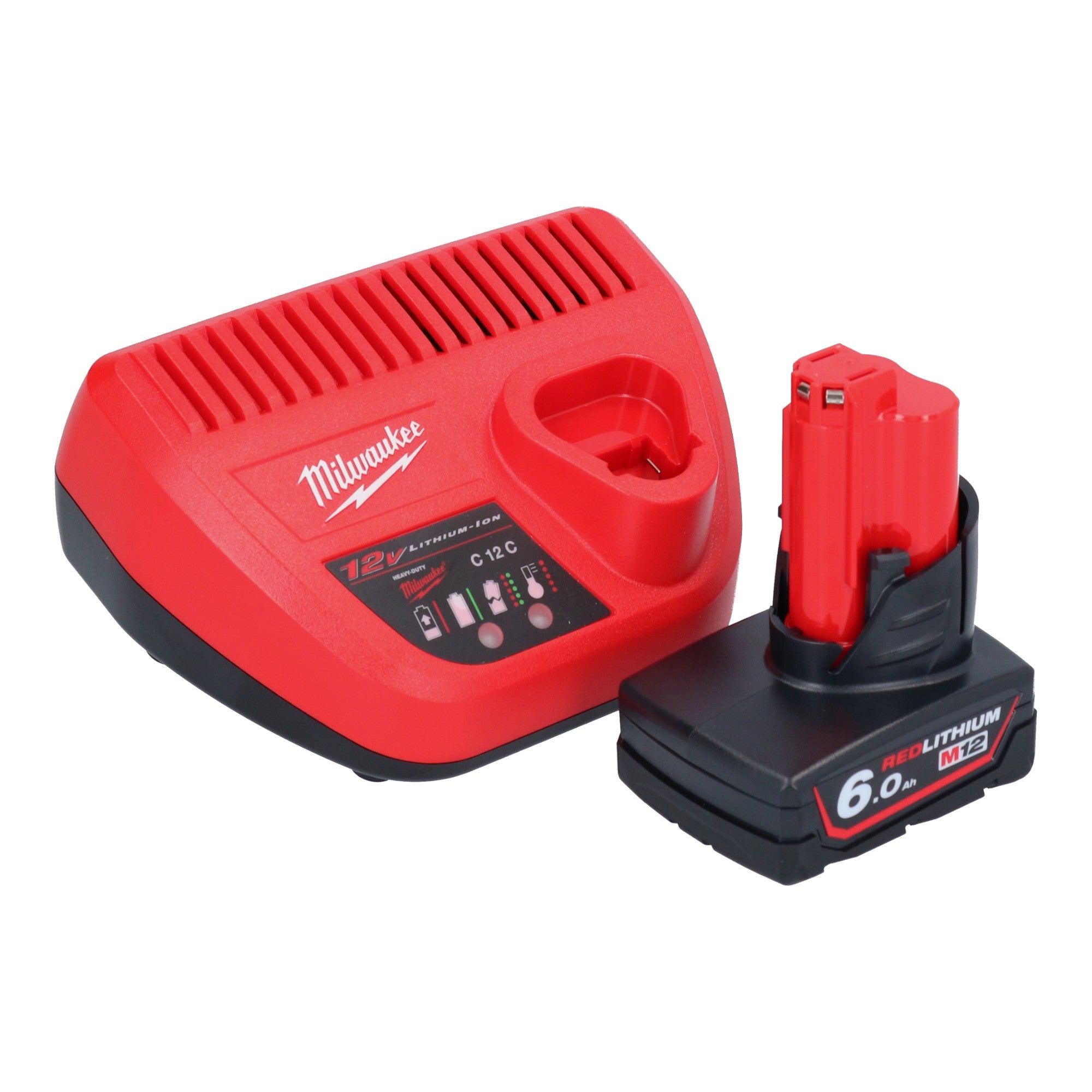 Milwaukee M12 PCG 400A 601 Akku Kartuschenpistole 12 V 400 ml 1x Akku 6 0 Ah Ladegeraet 2 - toolbrothers