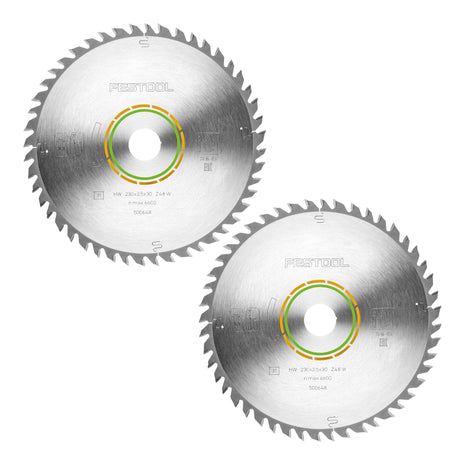 Festool HW 230x2,5x30 W48 circular saw blade WOOD FINE CUT 2 pcs. ( 2x 500648 ) 230 x 2,5 x 30 mm 48 teeth for solid wood, coated, veneered panels