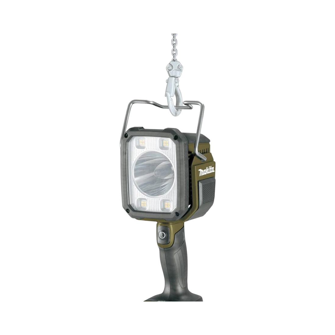 Makita DML 812 O Projecteur portatif sans fil 18 V 1250 lm LED Olive Vert Outdoor Adventure Sonderedition Solo - sans batterie, sans chargeur