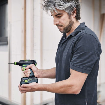 Festool Taladro atornillador a batería T 18+3 HPC 4.0 I-Set (577609)