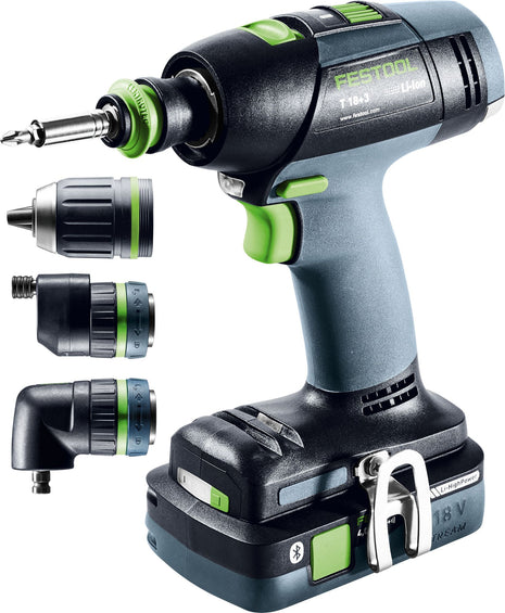 Perceuse-visseuse sans fil Festool T 18+3 HPC 4.0 I-Set (577609)