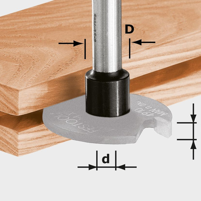 Festool S8 1,5-5 D14 Frässpindel ( 499805 ) für OF 1010, OF 1010 R, OFK 700, MFK 700