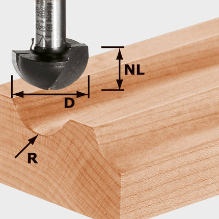 Fresadora de ranuras Festool HW S12 D30/20/R15 (491104) para OF 1400, OF 2000, OF 2200